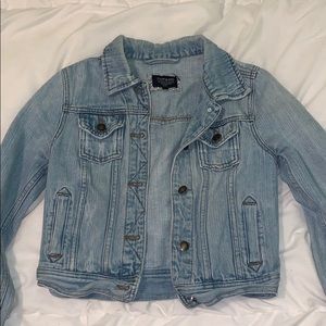 Light wash denim jean jacket